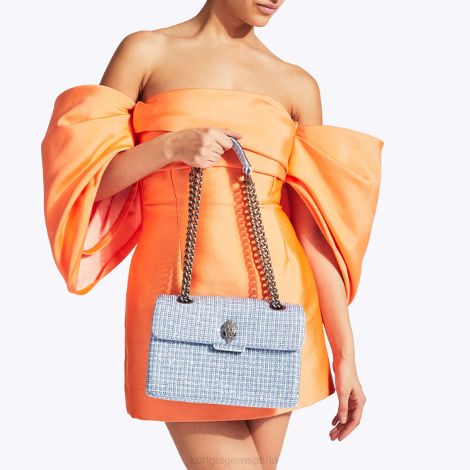 Kurt Geiger mujer bolso kensington de tela londres 2LPR83 | bolsas azul pálido